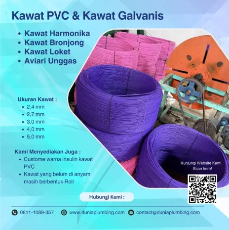 Konstruksi/Sipil KAWAT PVC ROLL 1 ~dl/2026/3/11/2